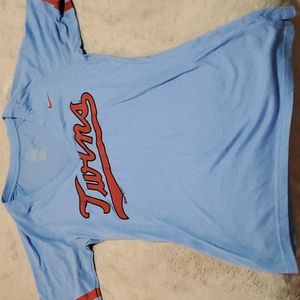 Minnesota Twins small womens MLB Nike short sleeve shirt